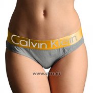 Slip Calvin Klein Mujer Steel Dolado Gris