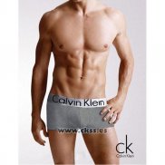Boxer Calvin Klein Hombre Steel Blateado Negro Gris