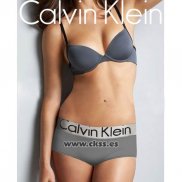 Boxer Calvin Klein Mujer Steel Blateado Gris