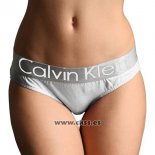 Slip Calvin Klein Mujer Steel Blateado Blanco