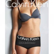 Boxer Calvin Klein Mujer Steel Negro Negro