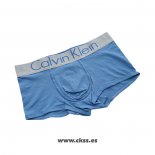 Boxer Calvin Klein Hombre Steel Blateado Azul