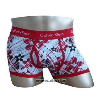 Boxer Calvin Klein Hombre 365 Prints Colors Rojo02